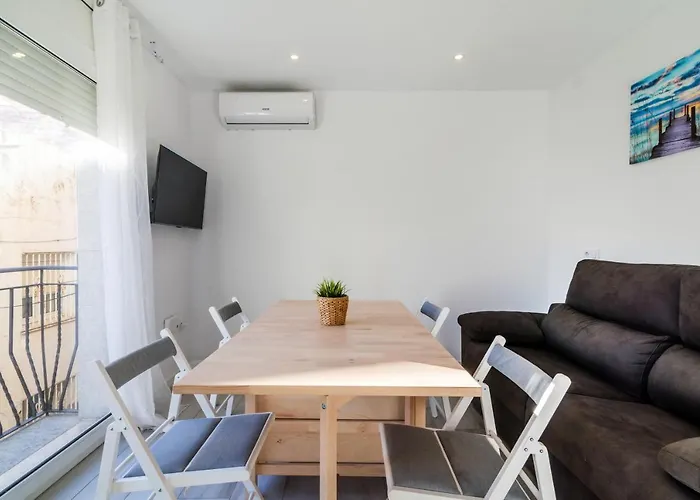 Апартаменты Costa De La Creu 10, Piso 4 Personas 1 Min Playa